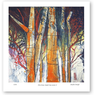 Else River Birch tree Series Vl